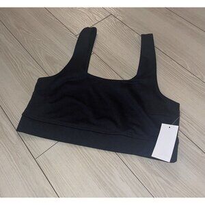 Jenni Square Neck Bra Bralette Bra Unlined WF WPL8046 L Large Black New Nwt